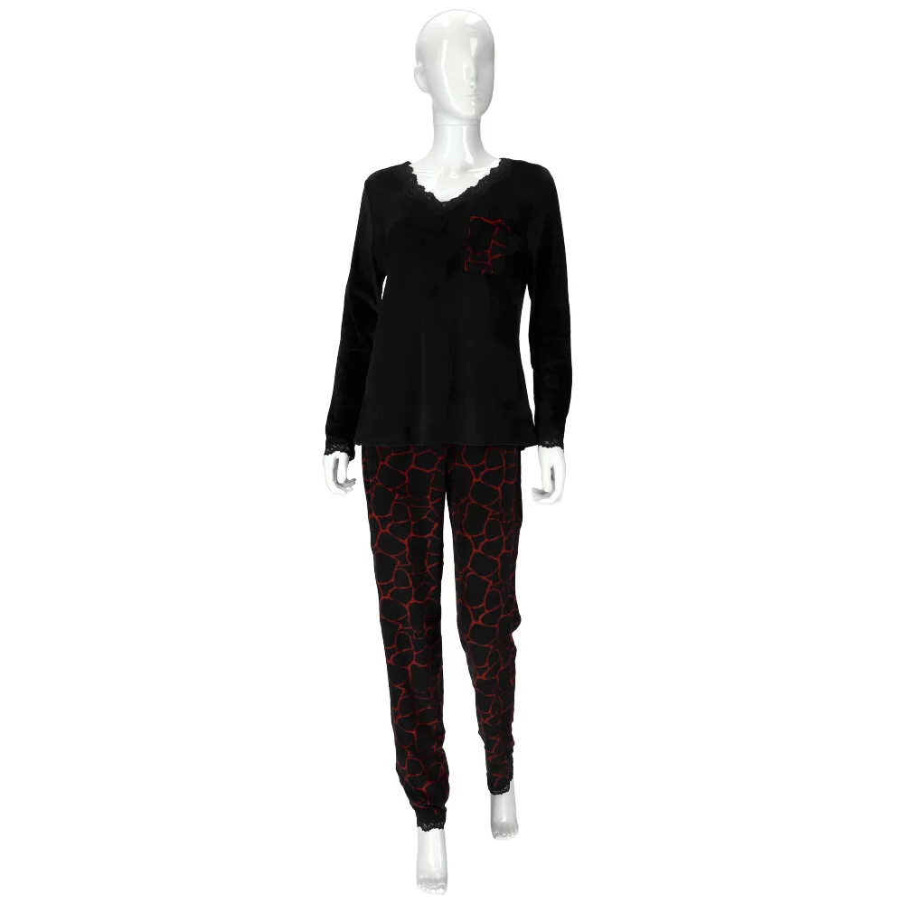 Women's pajama CT6028 - BLACK 1 - ModaServerPro